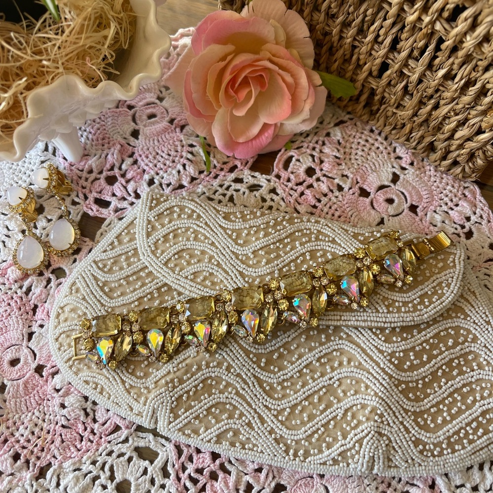Beautiful J. Crew Rhinestone bracelet.